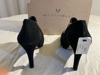 Botines tobilleros tacón Martinelli T37. ETIQUETA!