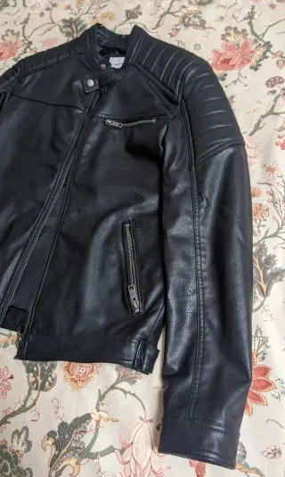 Cazadora Jack&Jones símil cuero hombre