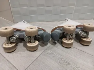 Patines artísticos blancos