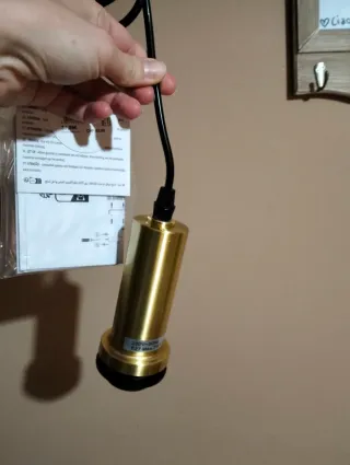 Coppia cavi elettrici lampada soffitto ottone