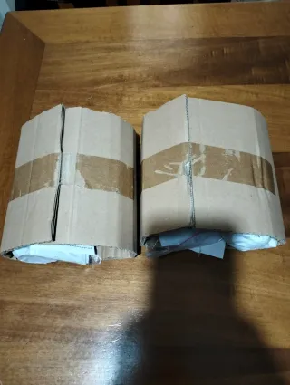 Coppia cavi elettrici lampada soffitto ottone