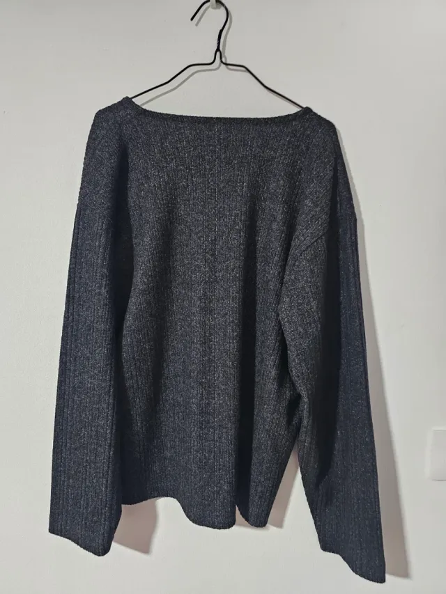 Jersey Zara gris talla L