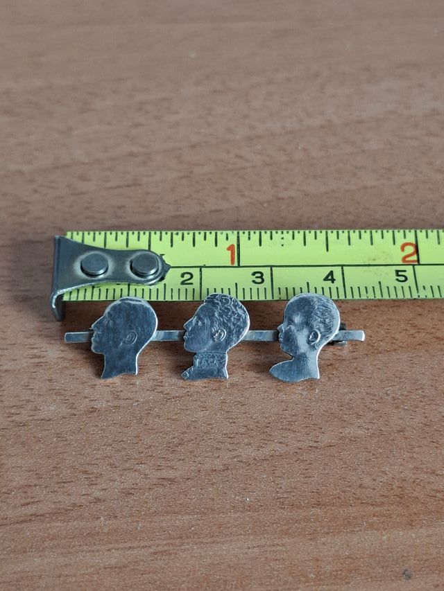 Broche Antiguo Alfonso XIII Plata