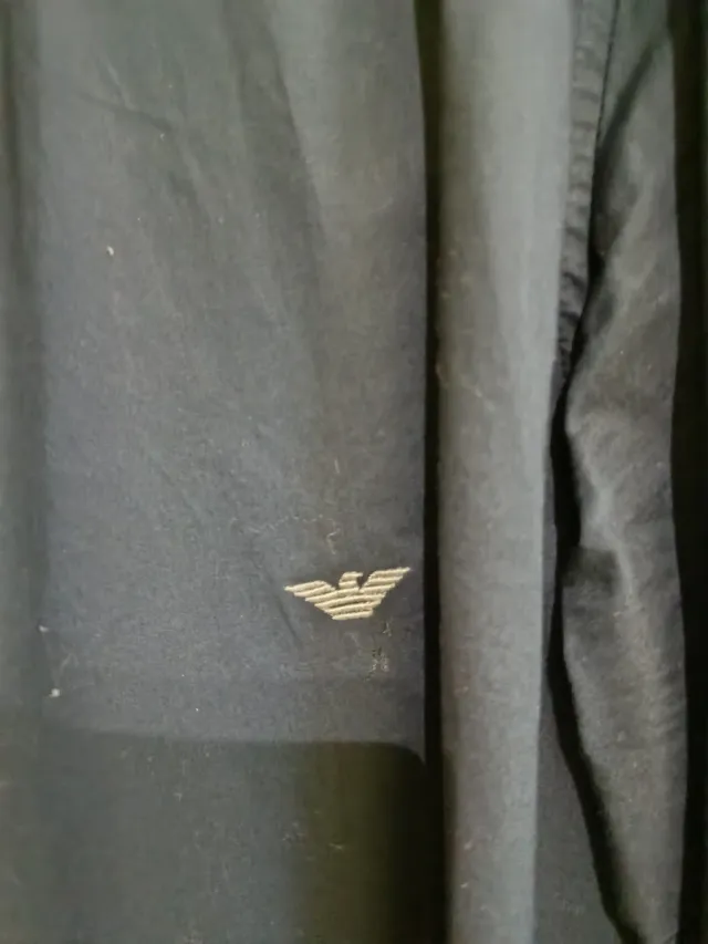 Camisa Armani Jeans azul marino oscuro [Talla M]