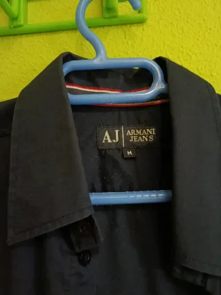 Camisa Armani Jeans azul marino oscuro [Talla M]