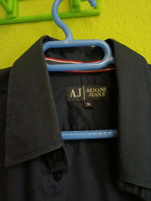 Camisa Armani Jeans azul marino oscuro [Talla M]