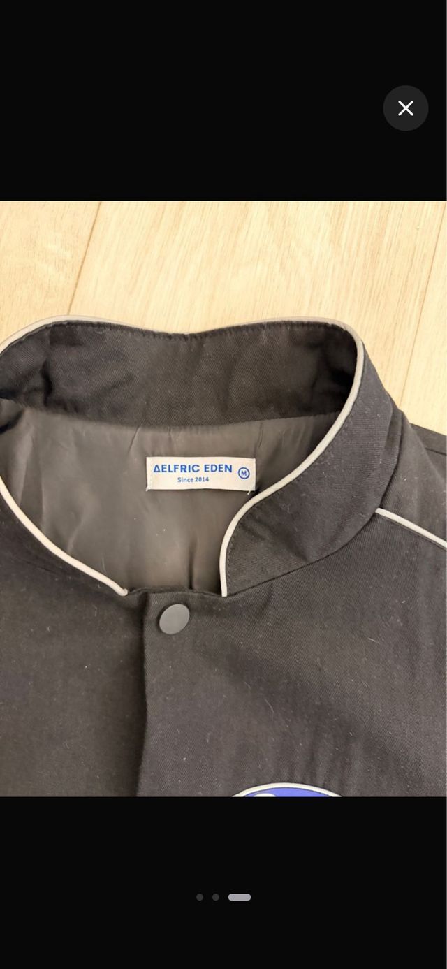 Chaqueta Aelfric Eden Negra con Estampado