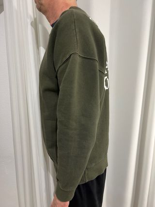 Sudadera Zara Verde Talla M