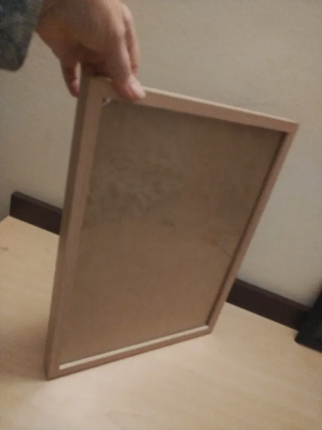 Marco madera y cristal para foto. 42 x 32