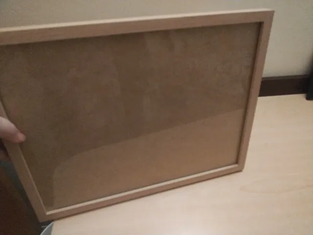 Marco madera y cristal para foto. 42 x 32