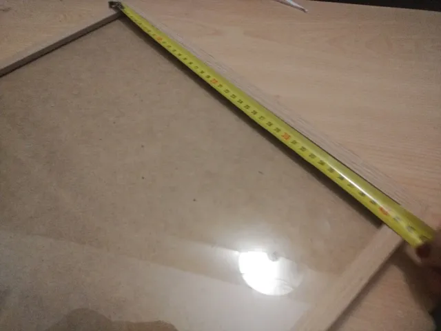 Marco madera y cristal para foto. 42 x 32