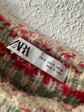 Jersey Zara Punto Talla S - invierno