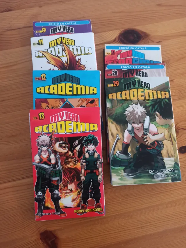 7 mangas My hero Academia números