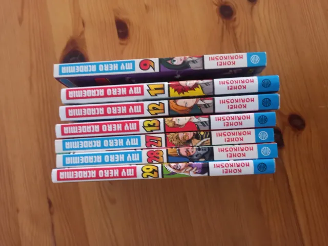 7 mangas My hero Academia números