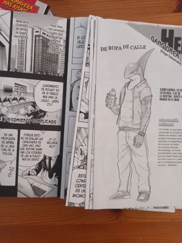 7 mangas My hero Academia números