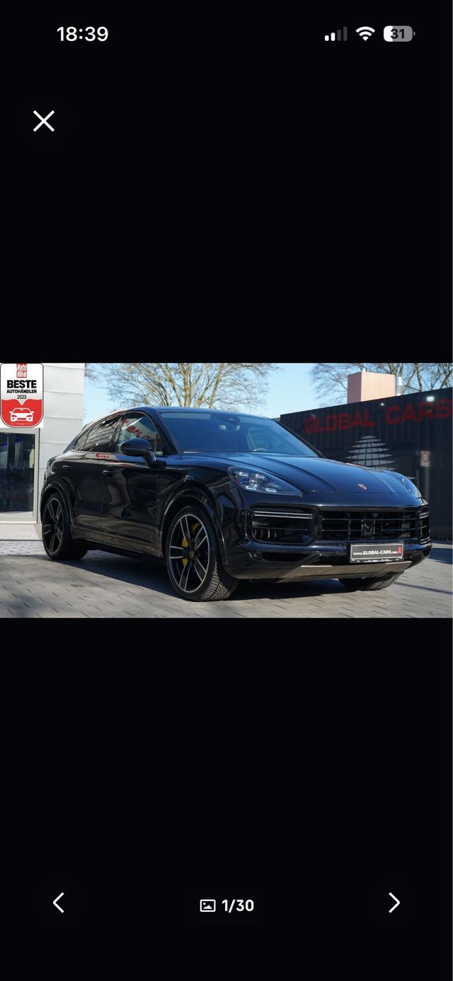 PORSCHE CAYENNE TURBO COUPE CARBON PORSCHE APROVED