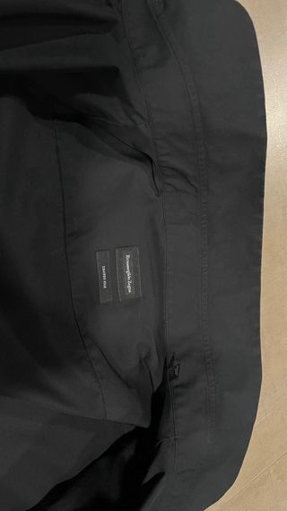 Ermenegildo zegna trofeo silk black shirt