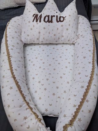 Reductor cuna nido colecho bebé corona Mario