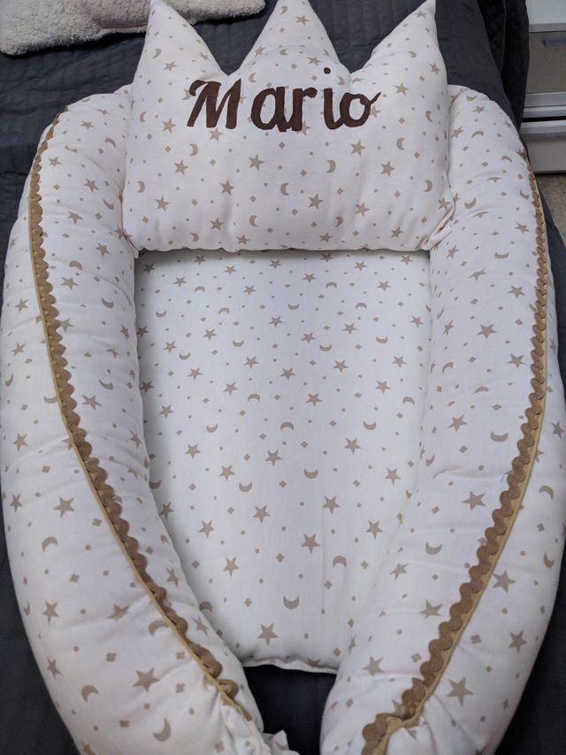 Reductor cuna nido colecho bebé corona Mario