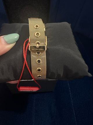 Relógio Cristian Lay Azul Dourado