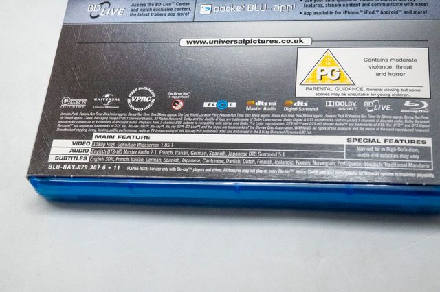 Trilogia Jurassic Park Blu-ray