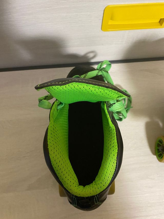 Patines Portero Hockey Negros/Verdes