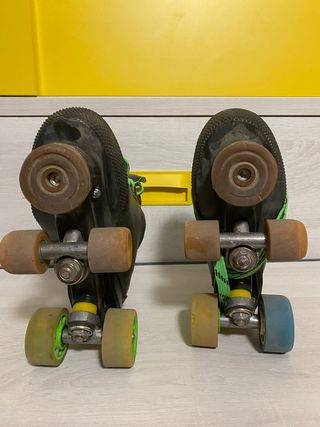 Patines Portero Hockey Negros/Verdes
