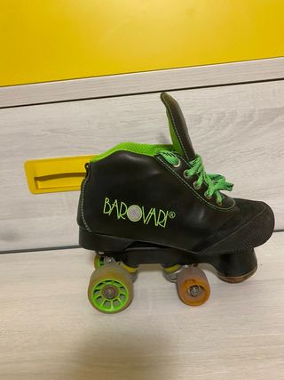 Patines Portero Hockey Negros/Verdes