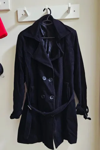 Cappotto lungo nero