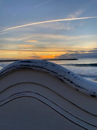Cabecero madera blanco envejecido