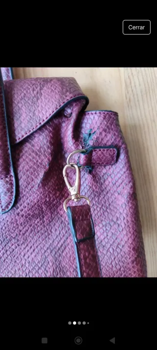 Bolso El Corte Inglés Piel Serpiente