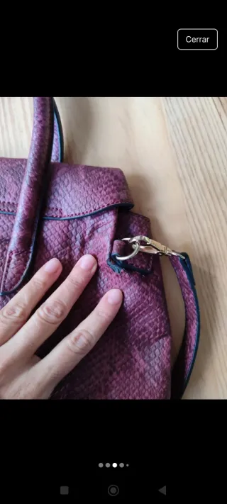 Bolso El Corte Inglés Piel Serpiente