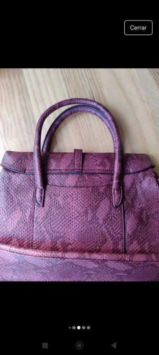 Bolso El Corte Inglés Piel Serpiente