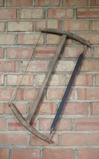 Set herramientas de madera antiguas