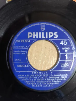 FORMULA V  Ahora se que me quieres  VINILO