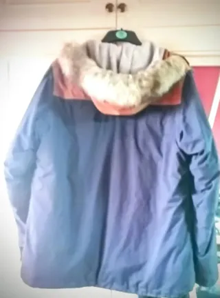 Parka caballero -25 grados azul/marrón