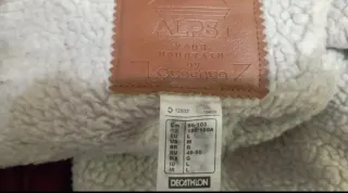 Parka caballero -25 grados azul/marrón