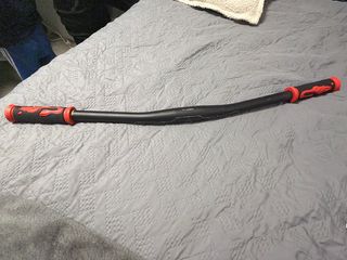 Manillar Bici Negro con Puños Rojos