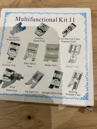 Kit 11 Prensatelas Multifuncional Máquina Coser