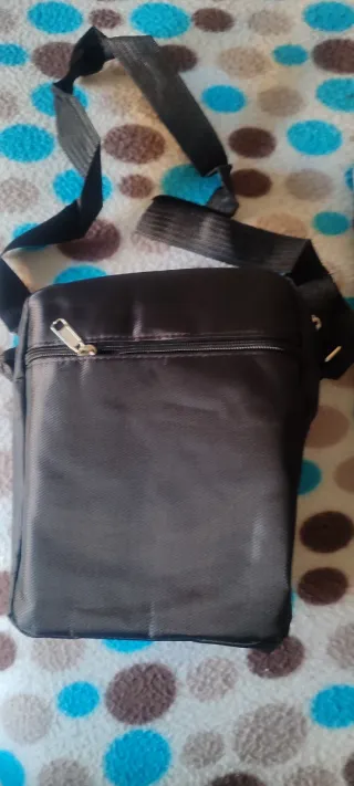 Bolso Cruzado Hombre Negro Nuevo