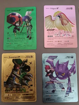 Pack Cartas Pokémon de diferentes ediciones.