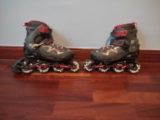 Patines en línea Oxelo Negro y Rojo