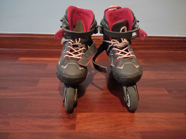 Patines en línea Oxelo Negro y Rojo