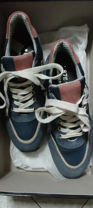 Sneakers donna blu e rosa