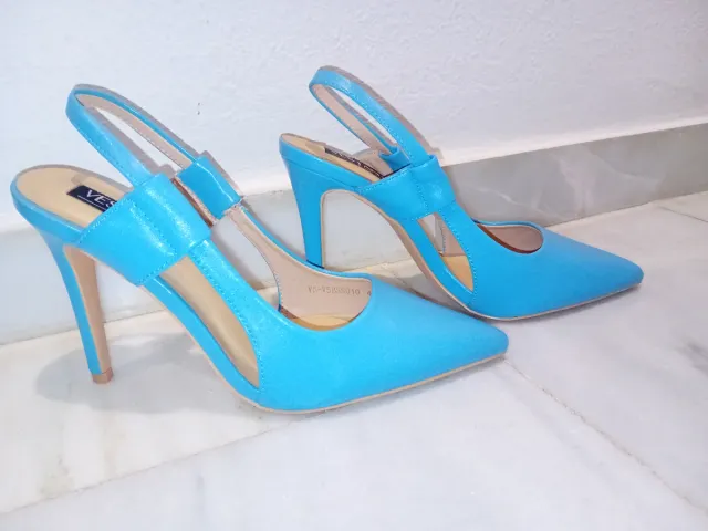 Tacones Vestante Roma; Azul