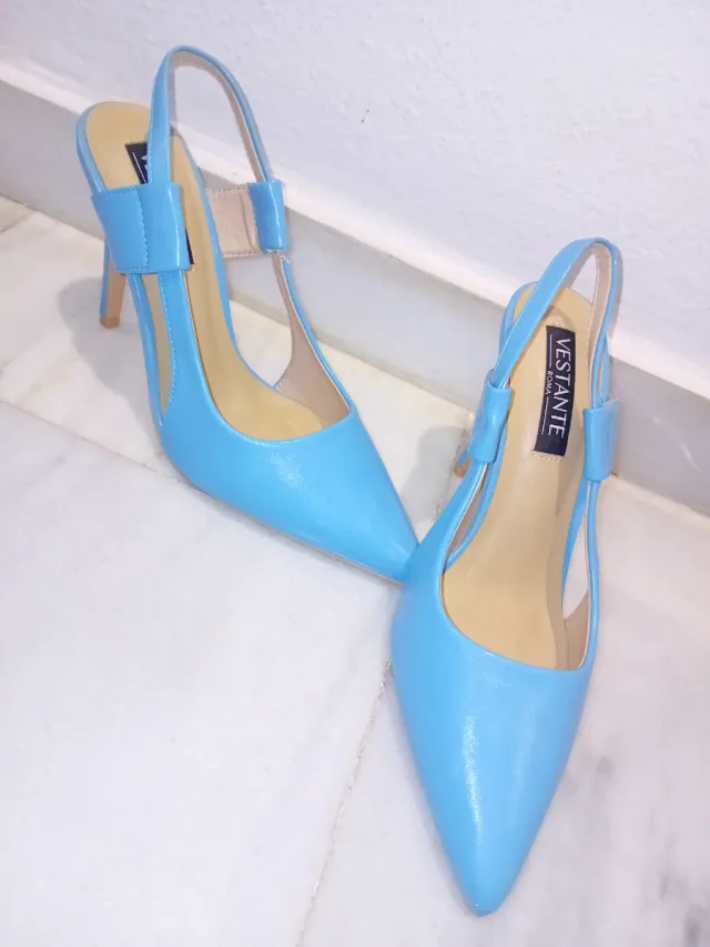 Tacones Vestante Roma; Azul