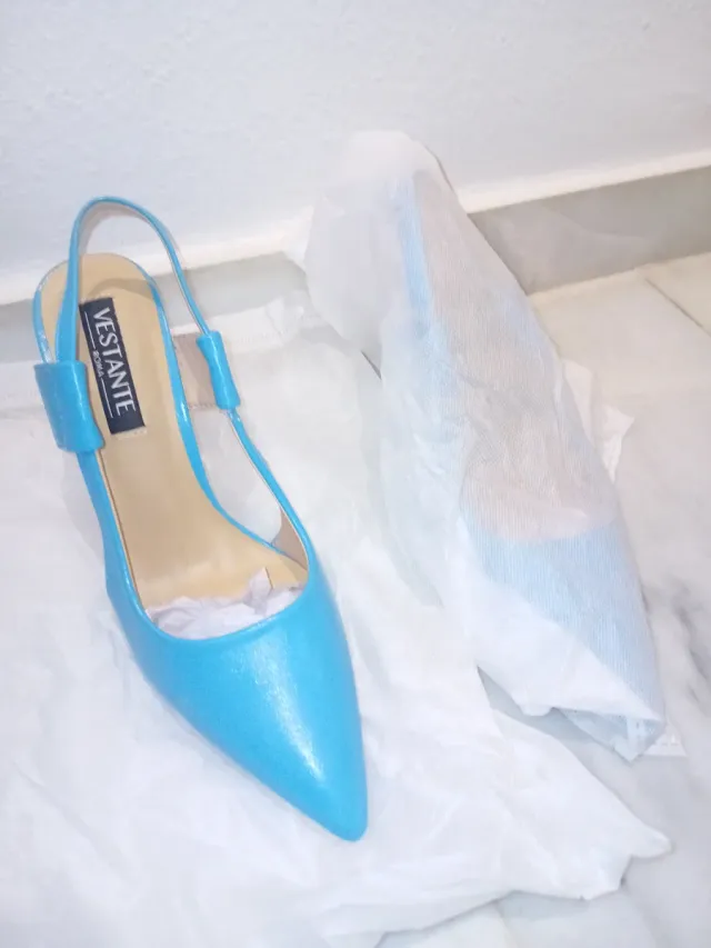 Tacones Vestante Roma; Azul
