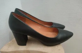 Zapatos de tacón negros mujer talla 38