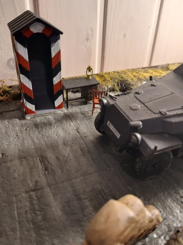 Diorama Semioruga Alemán escala 1:35 Segunda Guerr