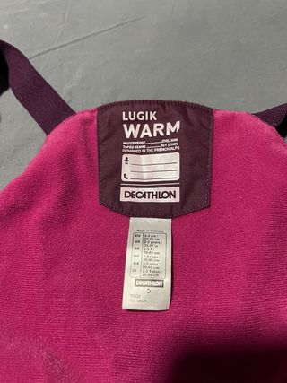 Pantalón de esquí Lugik 2-3 años